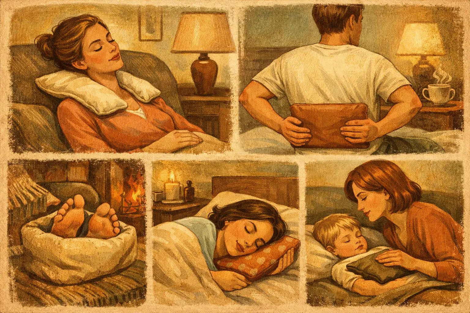 5 Anwendungen für Körnerkissen zuhause
