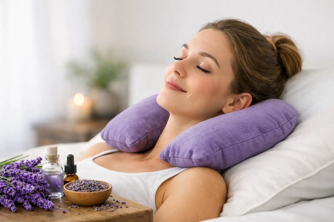 Nackenkissen mit Lavendel selber nutzen