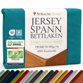 Jersey Spannbettlaken 90–200 cm – 100% Baumwolle, OEKO-TEX, viele Farben & Größen · Strauss Home