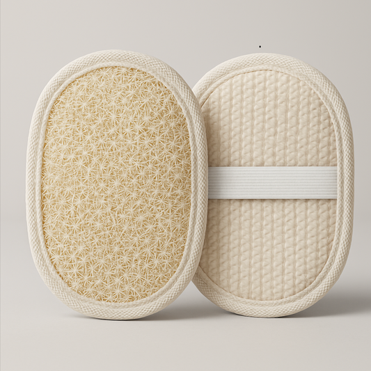 Strauss Home Natürlicher Luffa-Körperschwamm – Umweltfreundlicher & biologisch abbaubarer Duschschwamm – Sanftes Peeling für Damen & Herren – Premium Bade- & Duschpflege