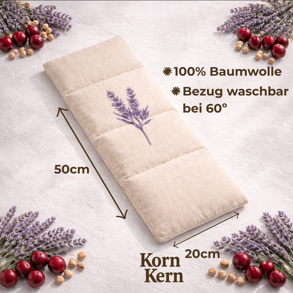 Kirschkernkissen Lavendel Lifestyle – Entspannung vor dem Schlaf