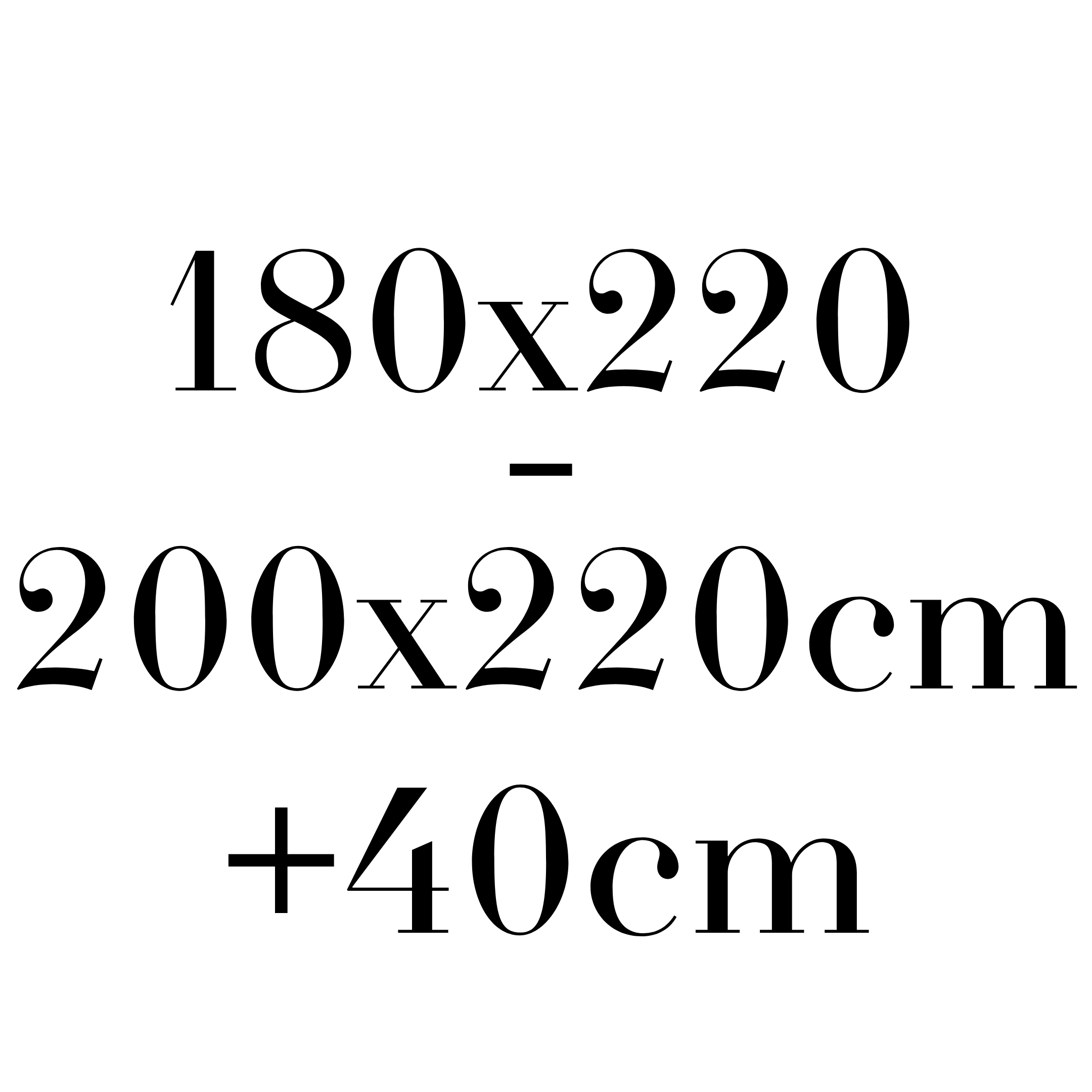 180x220-200x220cm