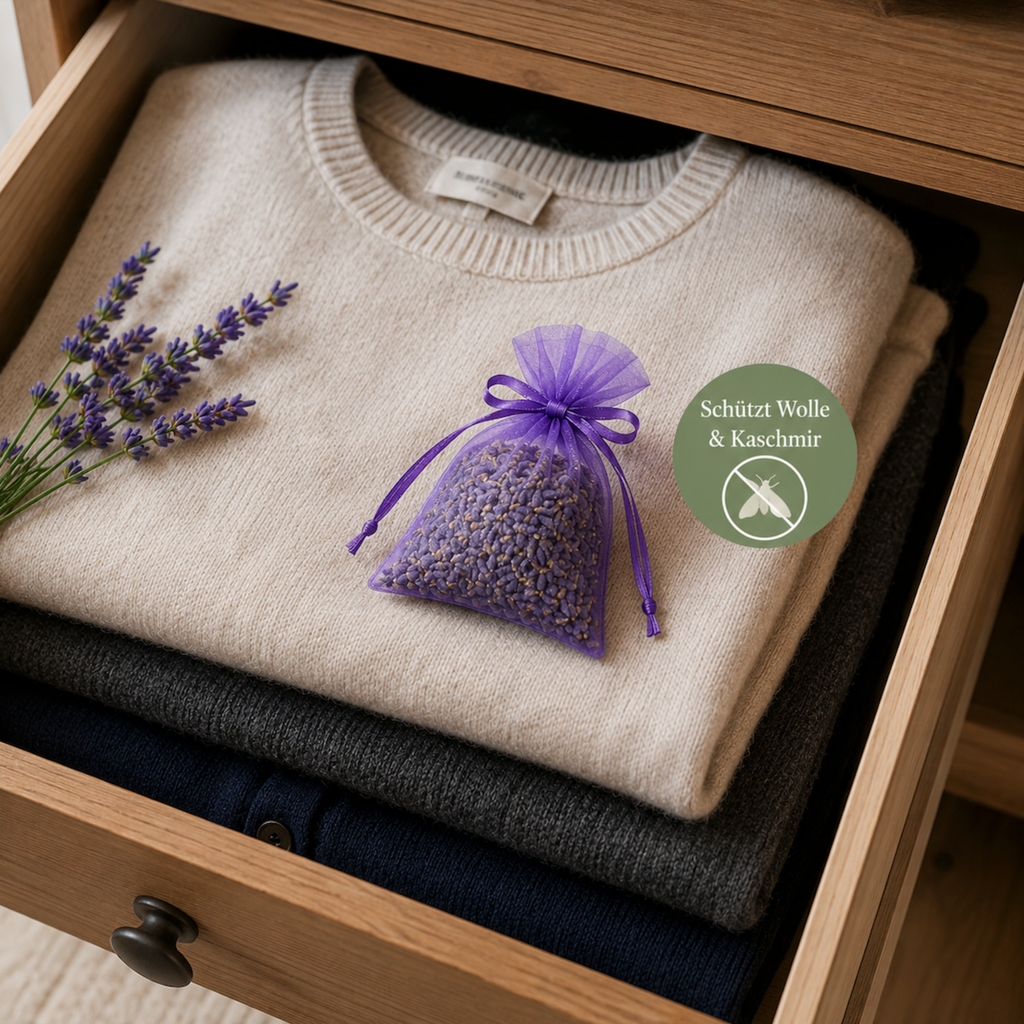 Lavendelsäckchen 20er Pack – Duftkissen 5×7 cm mit natürlichem Lavendel · Strauss Home