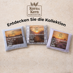 STRAUSS HOME® X KORN & KERN Manufaktur® Körnerkissen XXL 1200gr 8 Kammern – 50×20 cm Premium Wärmekissen für Nacken, Rücken & Schultern – Mikrowellenkissen als Kirschkernkissen-Alternative
