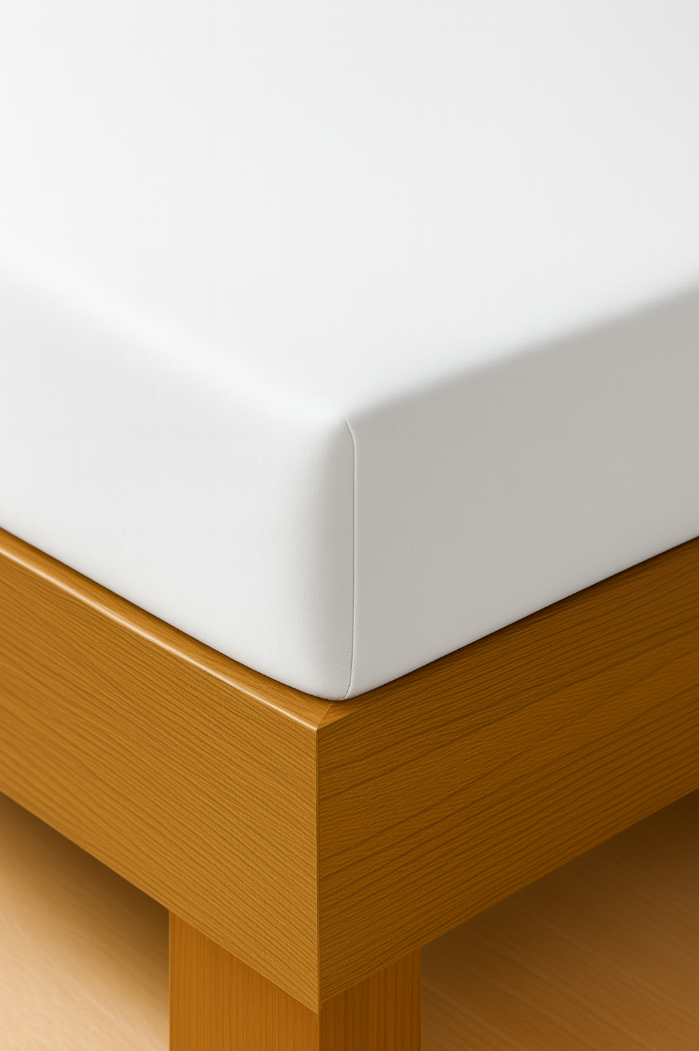 Jersey Spannbettlaken Detail – weiche Baumwolle 160 GSM