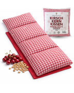 Kirschkernkissen Wärmekissen 50x20cm für Nacken und Schulter – Mikrowellengeeignet aus Baumwollstoff