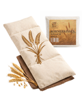 Korn&Kern Manufaktur® Körnerkissen Wärmetherapie 20x50cm – Mikrowellen Wärmekissen mit natürlichem Füllmaterial für Wärme- & Kältetherapie, abnehmbarer Bezug, ideal gegen Koliken, Nacken- & Schulterverspannungen